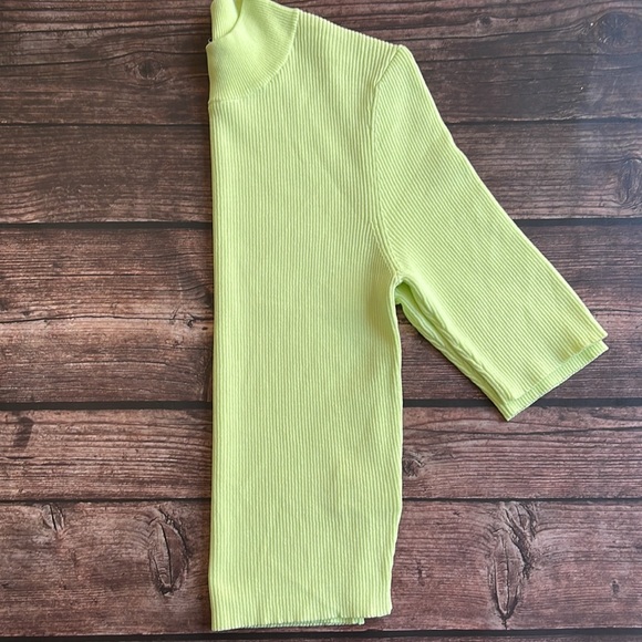 BEC & BRIDGE | Citrus Club Knit Tee in Key Lime - Picture 3 of 12